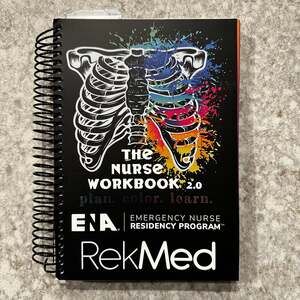 RekMed NWOT The Nurse Workbook 2.0 Emergency Nurse Residency Program Edition